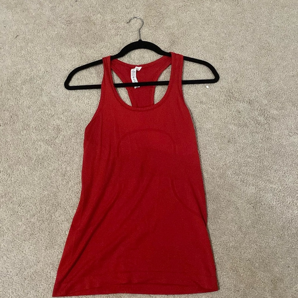Lululemon, size 6 , Red tank top
